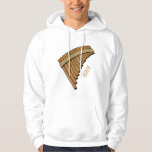 Sudadera Ilustracion de personalizado de la flauta de pan /