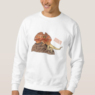 Sudadera Ilustracion de personalizado de lagarto de cuello 