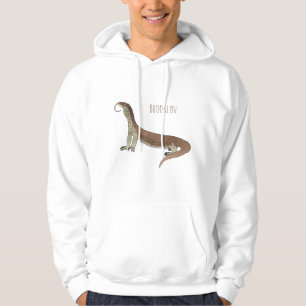 Sudadera Ilustracion de personalizado de lagarto de monitor