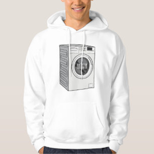 Sudadera Ilustracion de personalizado de lavadora