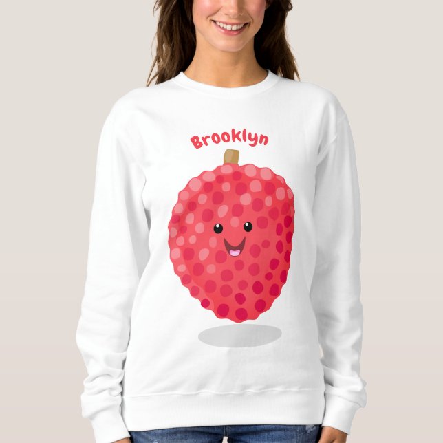 Sudadera Ilustracion de personalizado de linché rosado (Anverso)