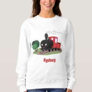 Sudadera Ilustracion de personalizado de locomotora de trac