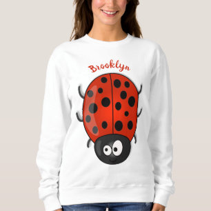 Sudadera Ilustracion de personalizado de mariquita roja fel