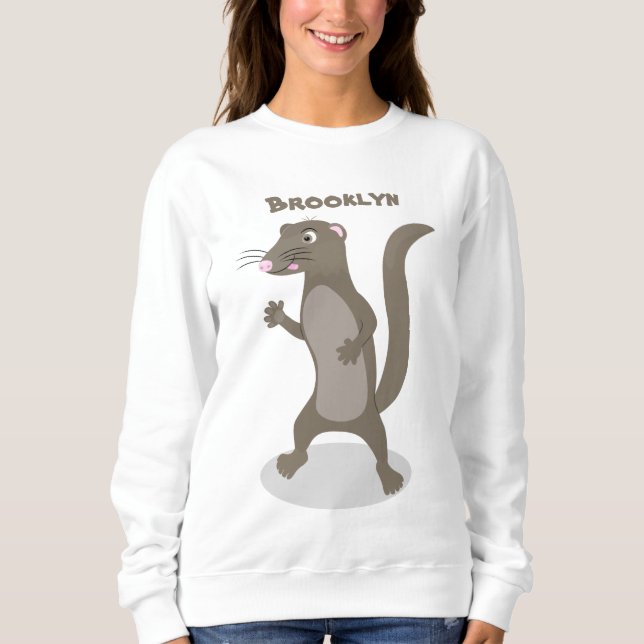 Sudadera Ilustracion de personalizado de mongosis suave (Anverso)