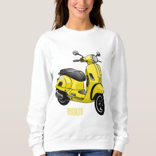 Sudadera Ilustracion de personalizado de motocicleta con ci