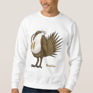Sudadera Ilustracion de personalizado de pájaro de gran sab