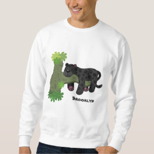 Sudadera Ilustracion de personalizado de pantera negra de j