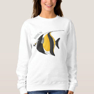 Sudadera Ilustracion de personalizado de peces moro