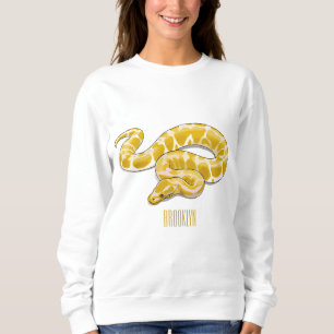 Sudadera Ilustracion de personalizado de pitón birmano