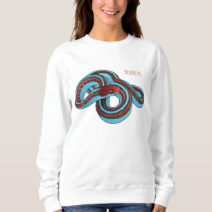 Sudadera Ilustracion de personalizado de serpiente de San F