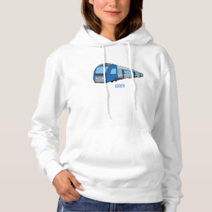 Sudadera Ilustracion de personalizado de trenes eléctricos