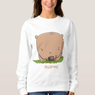 Sudadera Ilustracion de personalizado de wombat para bebé l