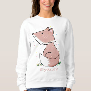 Sudadera Ilustracion de personalizado de zorro bebé