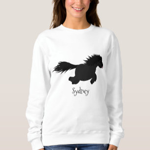 Sudadera Ilustracion de personalizado del pony de Shetland