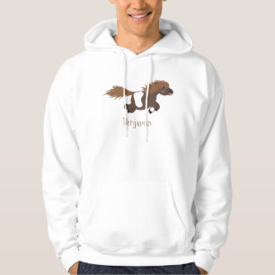 Sudadera Ilustracion de personalizado del pony de Shetland 