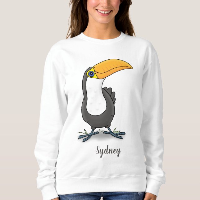 Sudadera Ilustracion de personalizado toscano feliz (Anverso)
