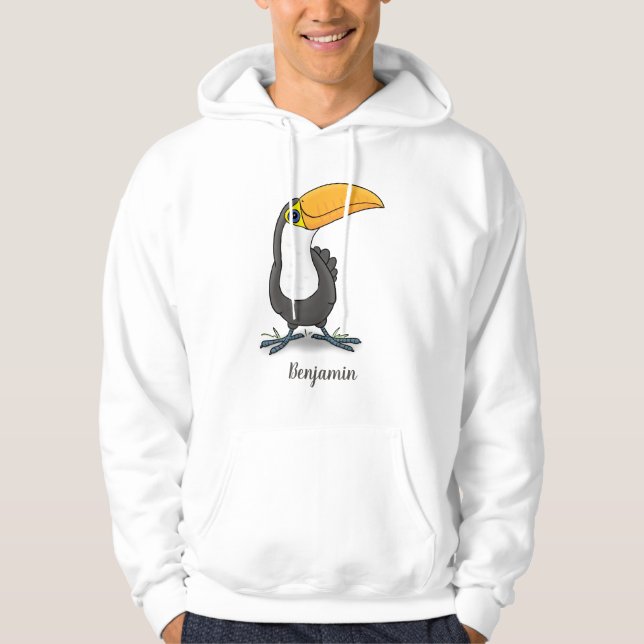 Sudadera Ilustracion de personalizado toscano feliz (Anverso)