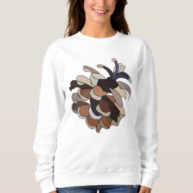 Sudadera Ilustración de piña  (Anverso)
