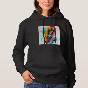 Sudadera Ilustracion de pintura Husky Siberiano