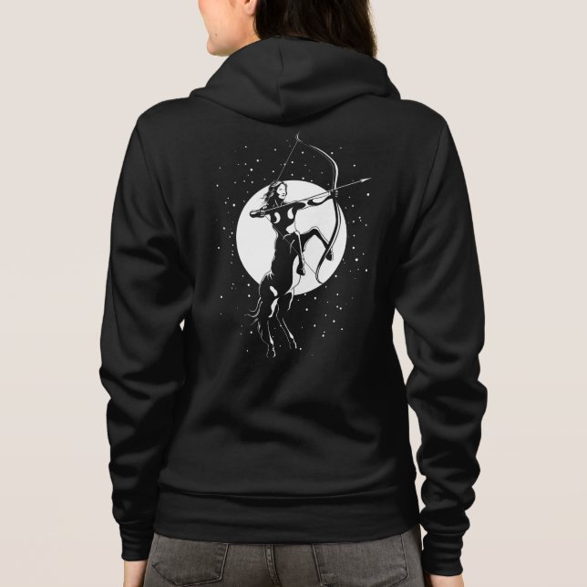 Sudadera Ilustracion de Rótulo zodiaco - Sagittarius (Reverso)