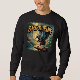 Sudadera Ilustración de Storkupine – Stork Porcupine Divert