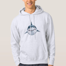 Sudadera Ilustracion de tiburón Personalizado Verde azulado