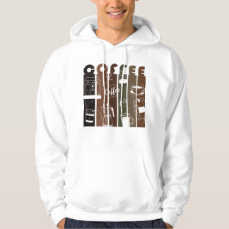 Sudadera Ilustración de tipografía de café vintage dibujada
