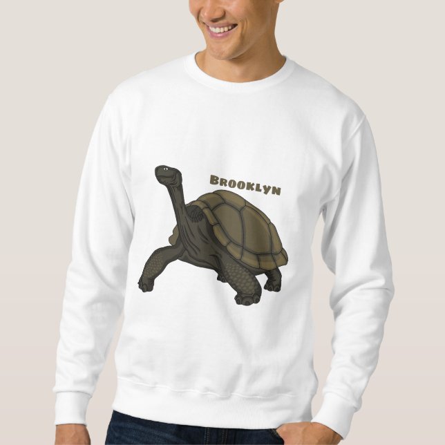 Sudadera Ilustracion de tortugas terrestres de Galápagos (Anverso)