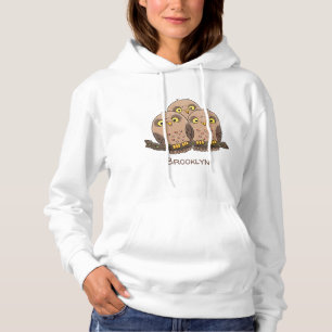 Sudadera Ilustracion de trío de búho lindo