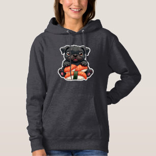 Sudadera Ilustración de vector de dibujos animados de sushi
