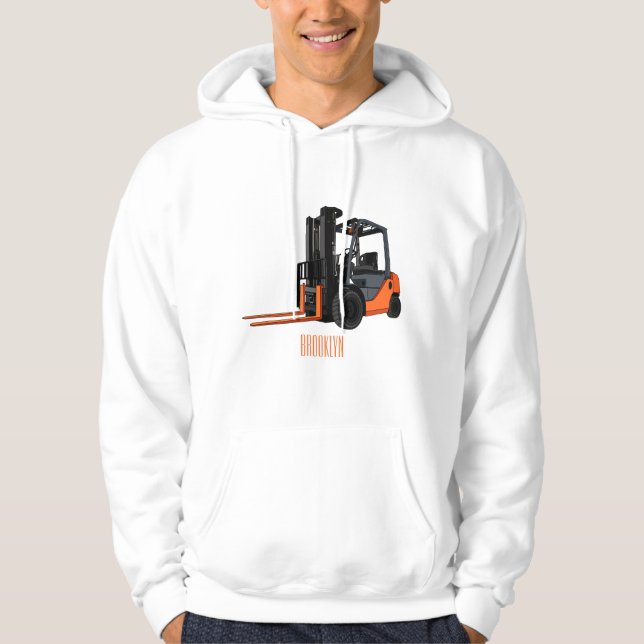 Sudadera Ilustracion del personalizado de elevación de la h (Anverso)