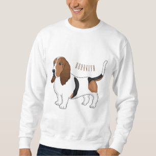 Sudadera Ilustracion del personalizado del perro de enlace