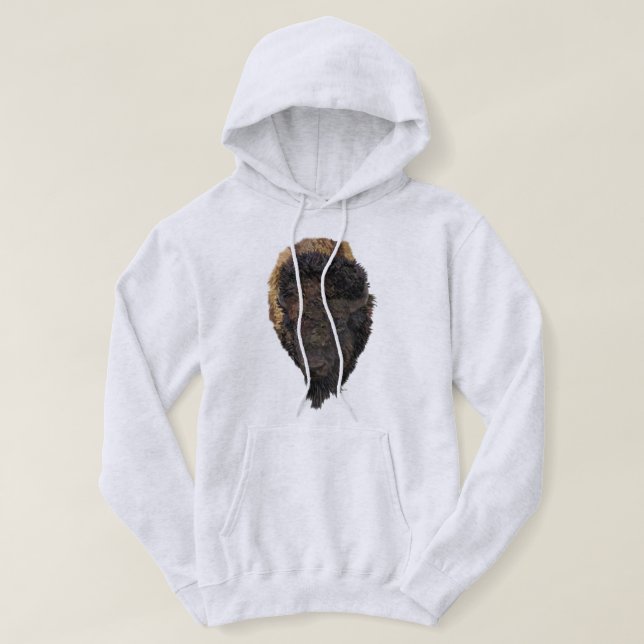 Sudadera Ilustracion detallado de una cabeza de venado esta (Diseño del anverso)