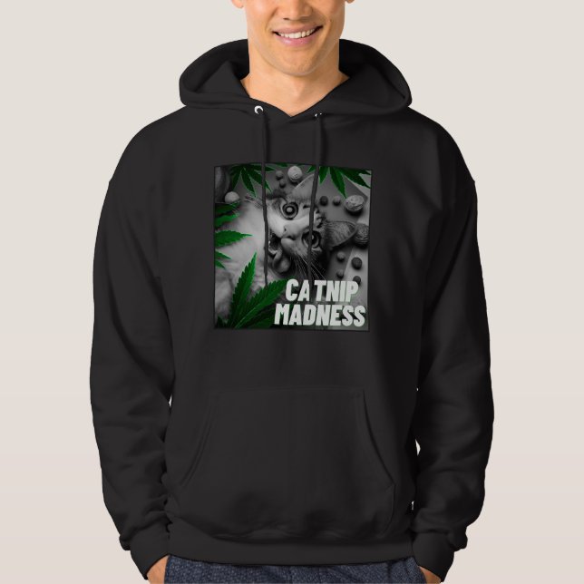 Sudadera Ilustracion mascota gracioso, gato gracioso: (Anverso)