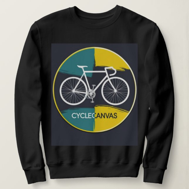 Sudadera Ilustración Mínima de Bicicleta –  (Anverso del diseño)