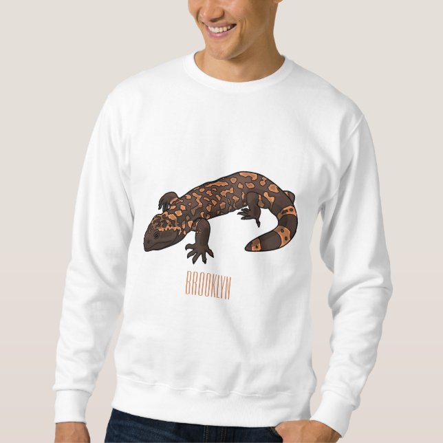Sudadera Ilustracion monstruo personalizado Gila (Anverso)