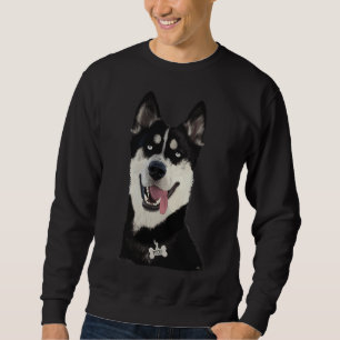Sudadera Ilustracion original del perro Husky siberiano