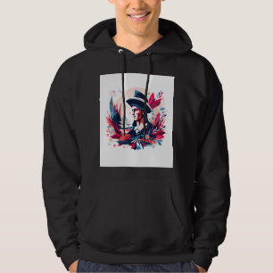 Sudadera Ilustración Patriótica de Explorador Colonial Vi