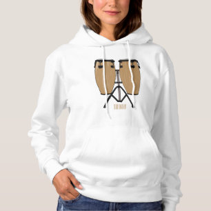 Sudadera Ilustracion personalizado Bongo drum