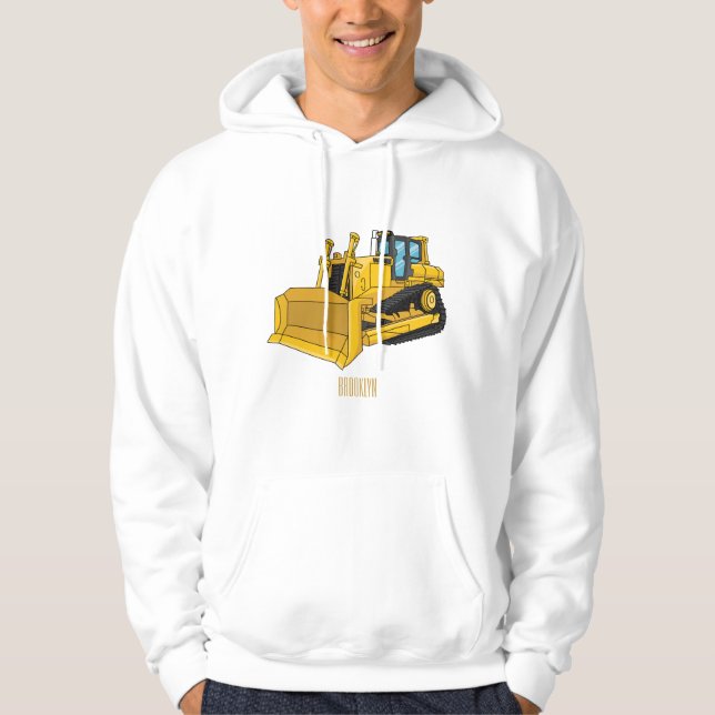 Sudadera Ilustracion personalizado Bulldozer (Anverso)