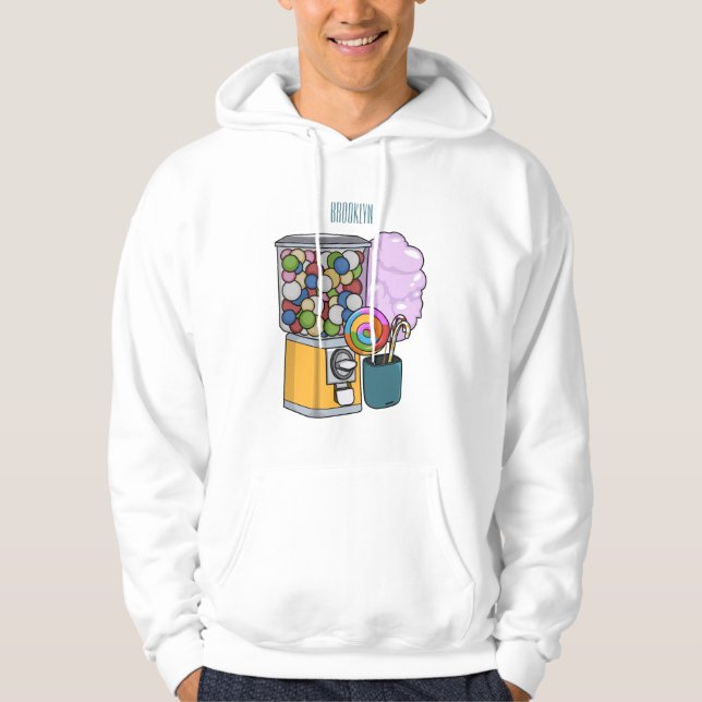 Sudadera Ilustracion personalizado Candy (Anverso)