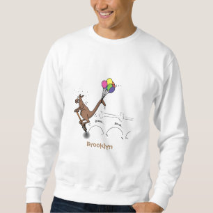 Sudadera Ilustracion personalizado canguro del humor austra