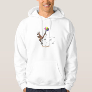 Sudadera Ilustracion personalizado canguro del humor austra