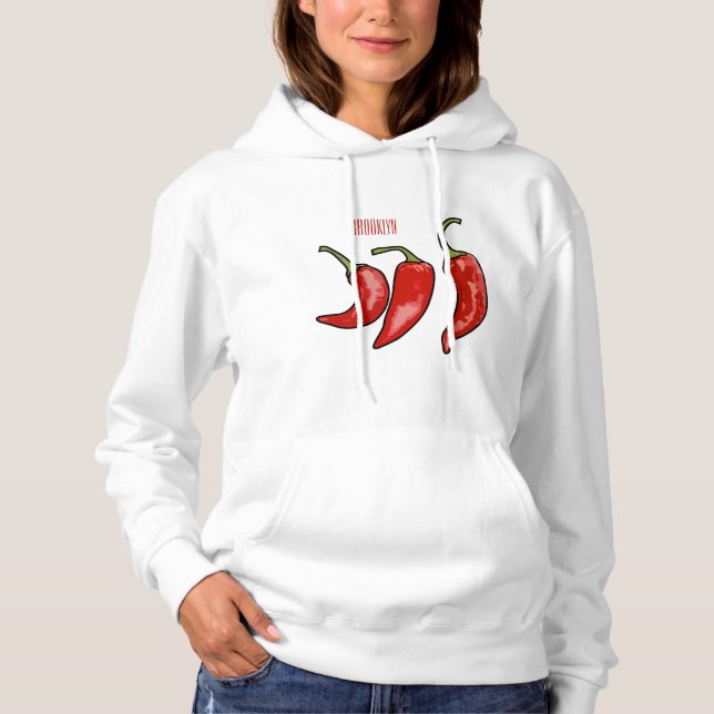 Sudadera Ilustracion personalizado Chili (Anverso)