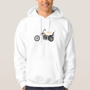 Sudadera Ilustracion personalizado Chopper Motorcycle 1950