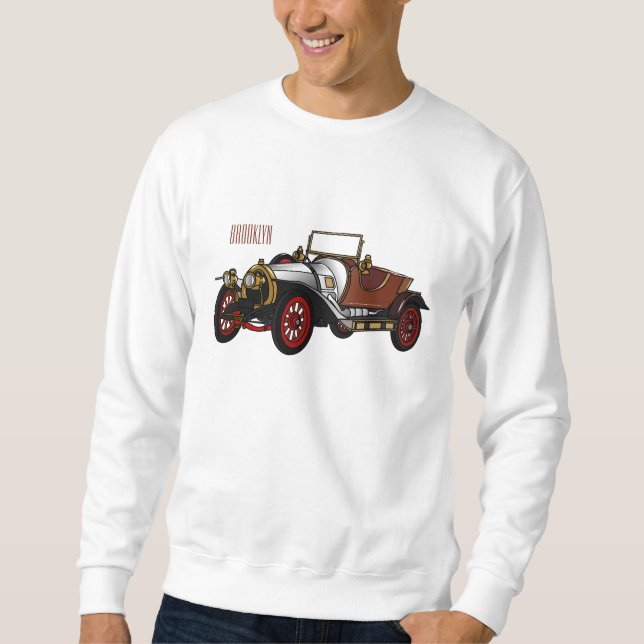 Sudadera Ilustracion personalizado clásico de 1920 (Anverso)