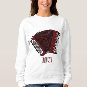 Sudadera Ilustracion personalizado de acordeón