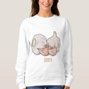 Sudadera Ilustracion personalizado de ajo