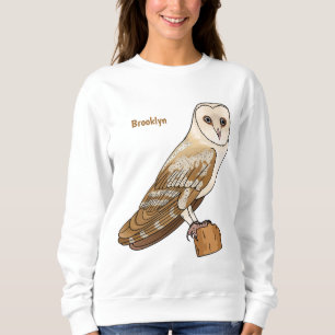Sudadera Ilustracion personalizado de aves de búho de Barn