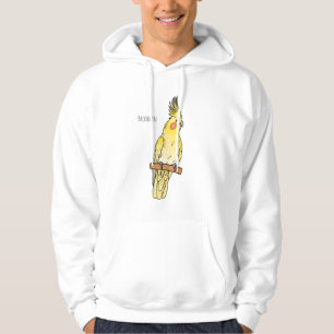 Sudadera Ilustracion personalizado de aves de Cockatiel